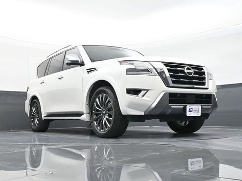 Used 2023 Nissan Armada Platinum w/ Captain's Chairs Package image 60