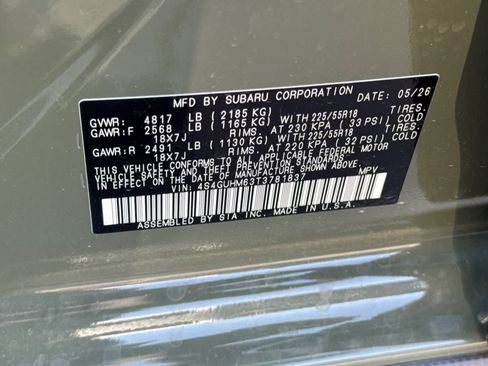 New 2026 Subaru Crosstrek 2.5i Limited AWD/4WD image 30