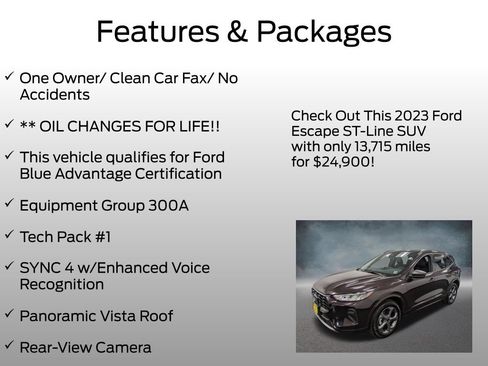 Used 2023 Ford Escape ST-Line w/ Tech Pack #1 AWD/4WD image 4