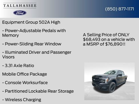 New 2026 Ford F150 Lariat w/ Equipment Group 502A High AWD/4WD image 36