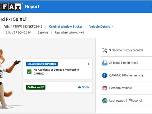 Certified 2022 Ford F150 XLT w/ Equipment Group 302A High AWD/4WD image 3