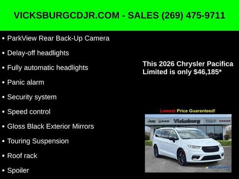 New 2026 Chrysler Pacifica Limited w/ S Appearance Package image 27