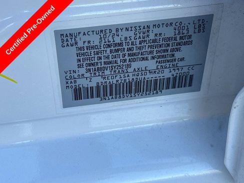 Certified 2025 Nissan Sentra SR image 29