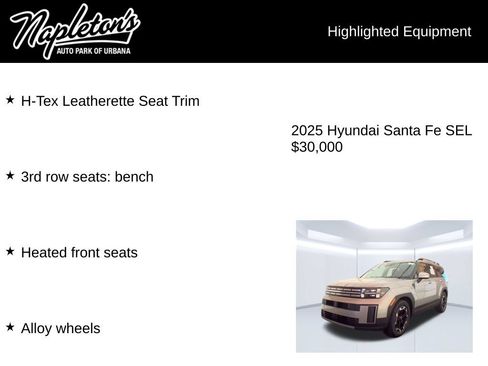 Used 2025 Hyundai Santa Fe SEL AWD/4WD image 4