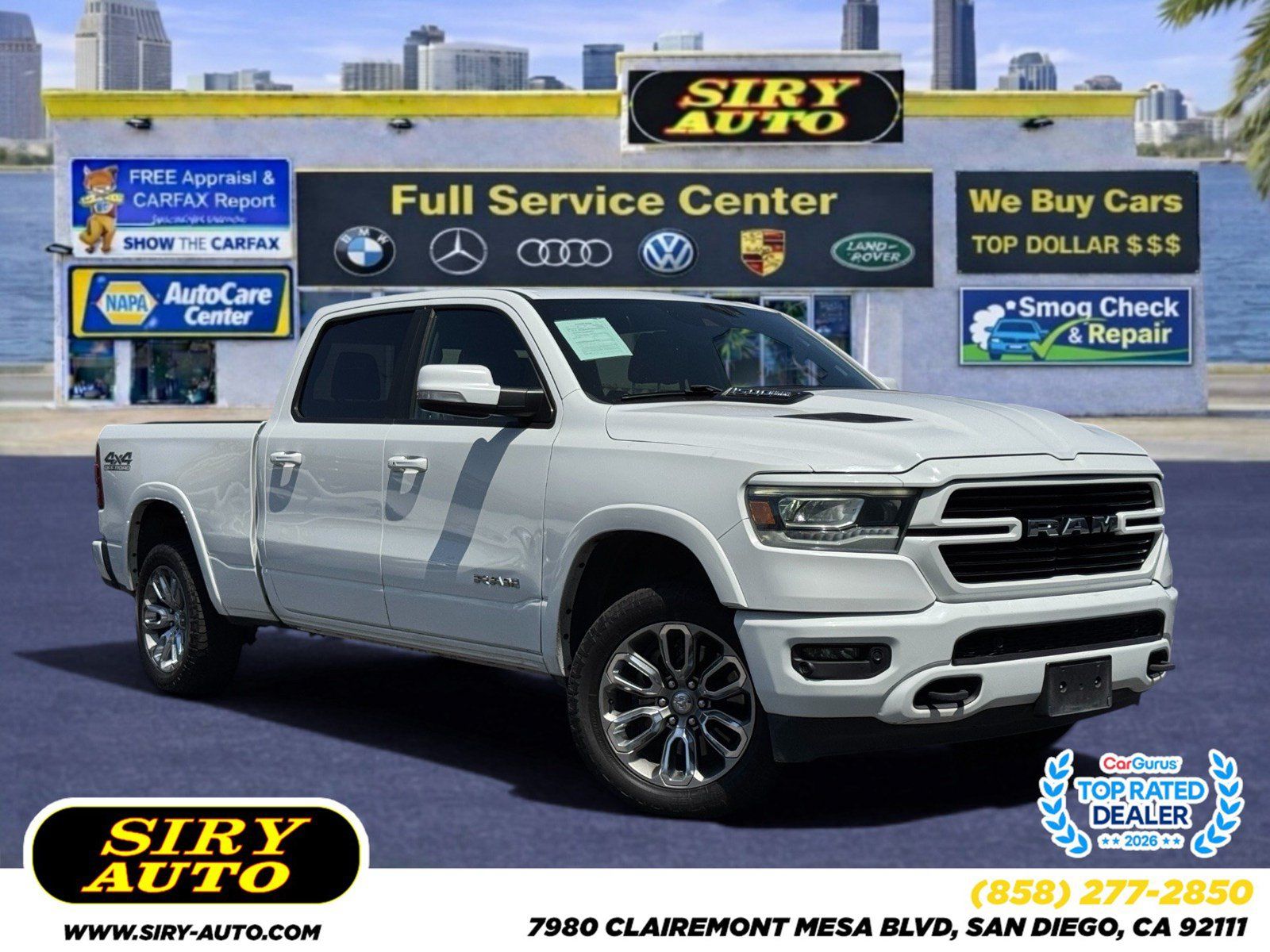 Used 2021 RAM 1500 Laramie AWD/4WD image 1
