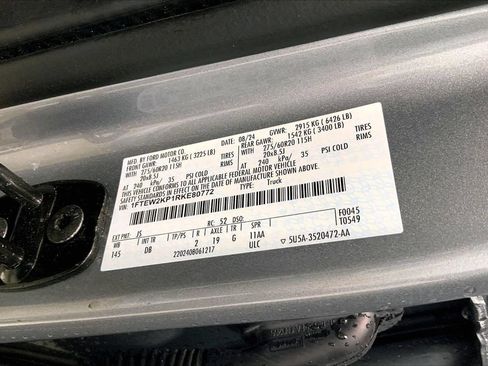 Used 2024 Ford F150 STX w/ STX Black Appearance Package RWD image 8
