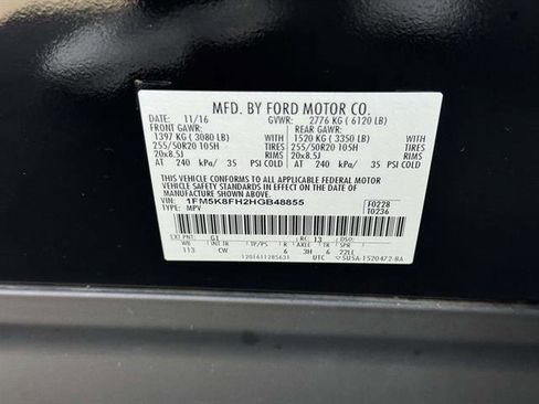 Used 2017 Ford Explorer Limited w/ Equipment Group 301A image 14