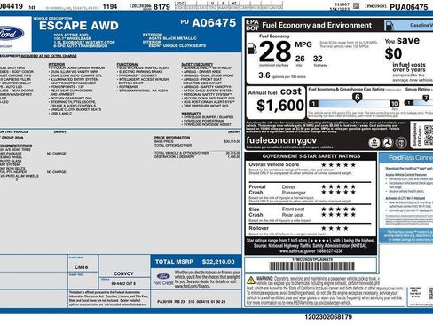 Used 2023 Ford Escape Active AWD/4WD image 2