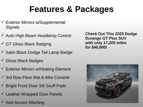 Used 2025 Dodge Durango GT AWD/4WD image 13