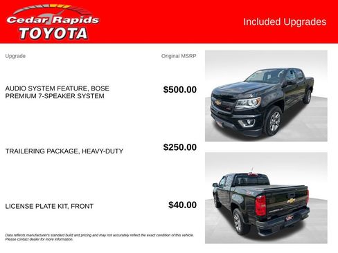Used 2017 Chevrolet Colorado Z71 AWD/4WD image 6