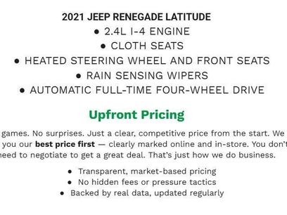 Used 2021 Jeep Renegade Latitude w/ Convenience Group