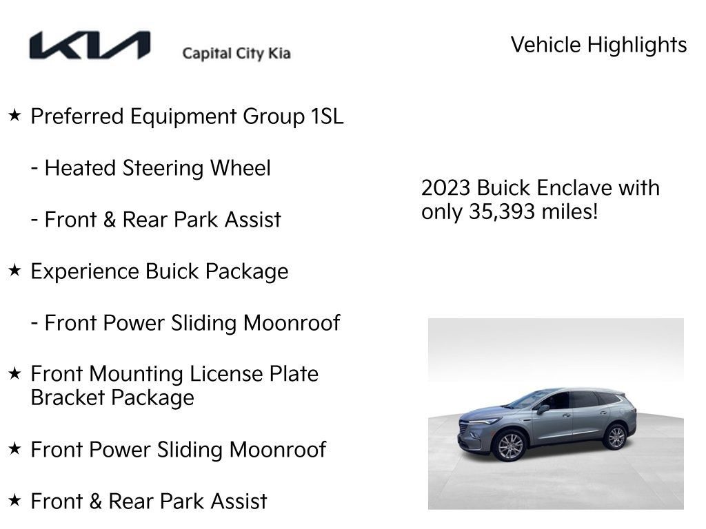 Used 2023 Buick Enclave Essence w/ Experience Buick Package AWD/4WD image 8