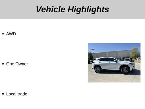 Used 2024 Lexus NX 350h AWD w/ Vision Package image 5