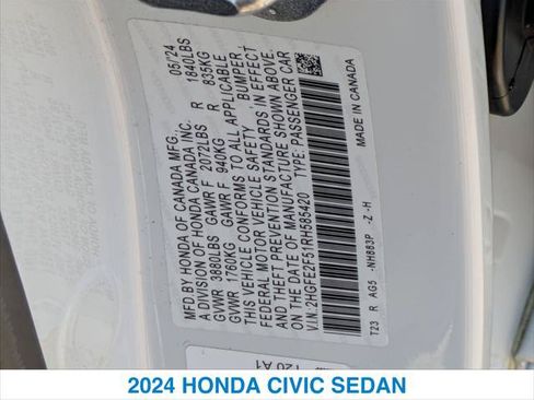 Certified 2024 Honda Civic Sport image 26