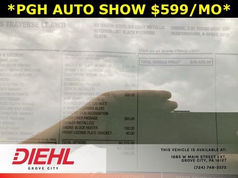 New 2025 Chevrolet Traverse LT w/ LPO, Illumination Package image 17