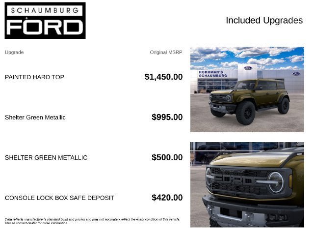 New 2026 Ford Bronco Raptor AWD/4WD image 4