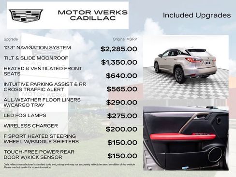 Used 2022 Lexus RX 350 F Sport image 9