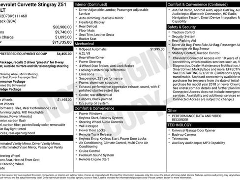 Used 2019 Chevrolet Corvette Stingray Coupe image 6