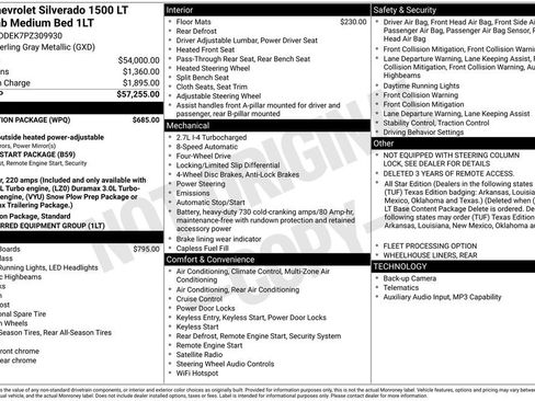 Used 2023 Chevrolet Silverado 1500 LT w/ Protection Package AWD/4WD image 37