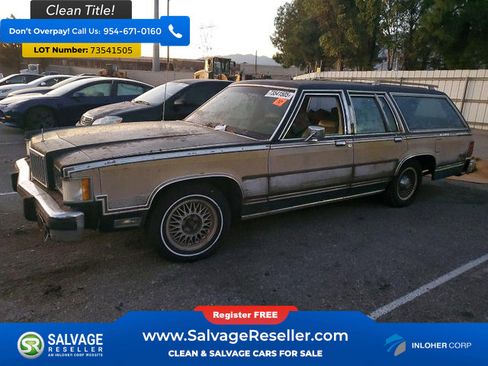Used 1987 Mercury Grand Marquis Colony Park LS image 1