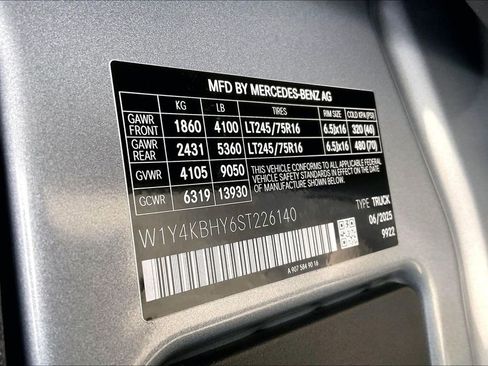 New 2025 Mercedes-Benz Sprinter 2500 image 11