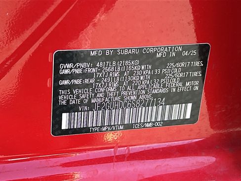 Certified 2025 Subaru Crosstrek 2.5i Premium AWD/4WD image 31