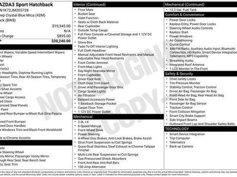 Used 2018 MAZDA MAZDA3 Sport image 15