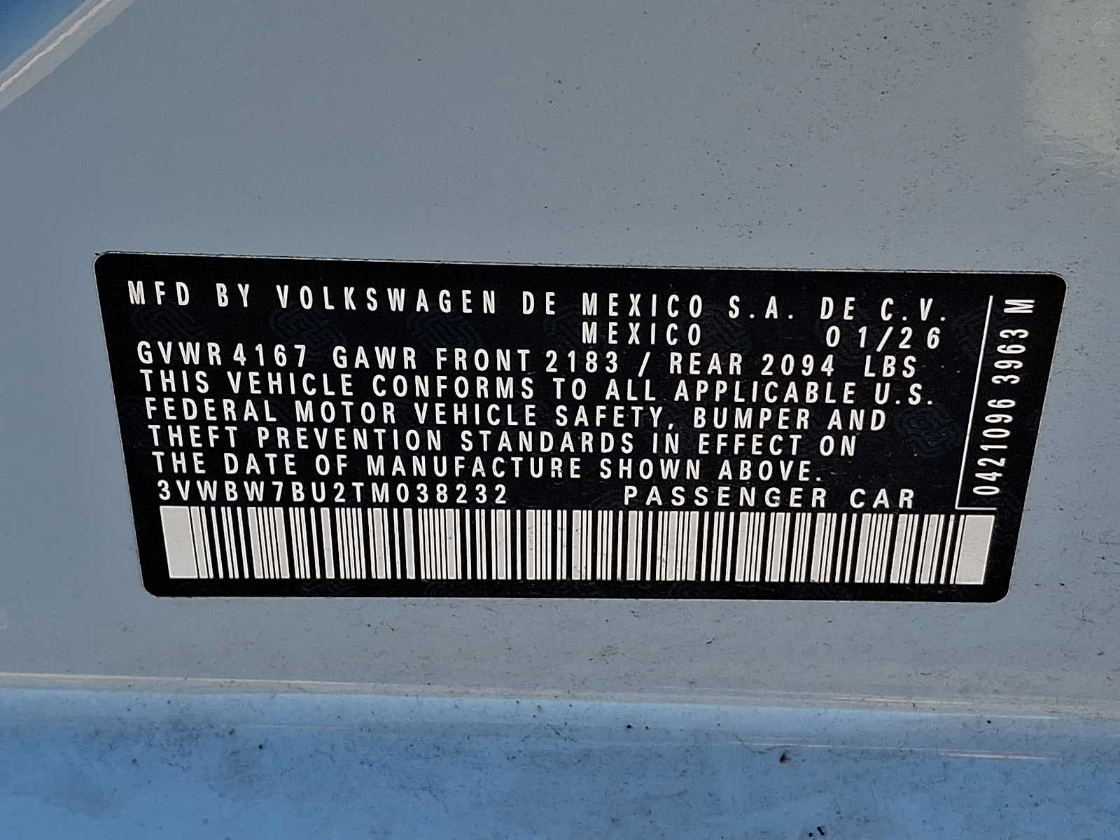 Certified 2026 Volkswagen Jetta Sport FWD image 27