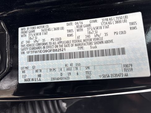 Used 2016 Ford F150 Lariat w/ Equipment Group 502A Luxury image 5