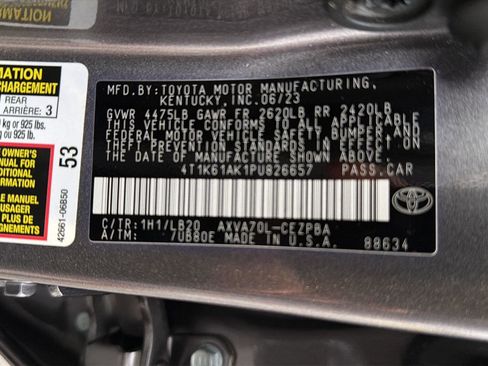 Certified 2023 Toyota Camry XSE FWD image 41
