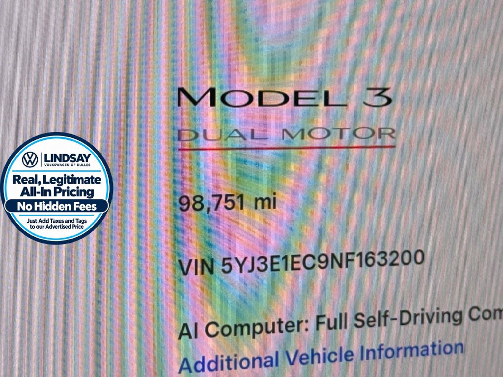 Used 2022 Tesla Model 3 Performance AWD/4WD image 27