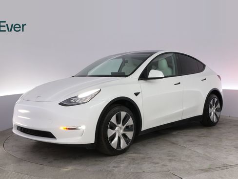 Used 2021 Tesla Model Y Long Range AWD/4WD image 2