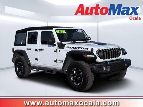Used 2024 Jeep Wrangler Unlimited Rubicon 4xe w/ Safety Group AWD/4WD image 1