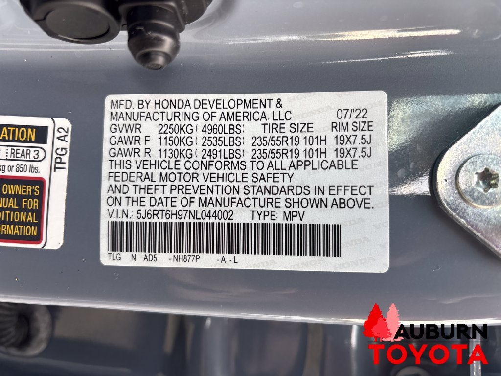 Used 2022 Honda CR-V Touring image 27