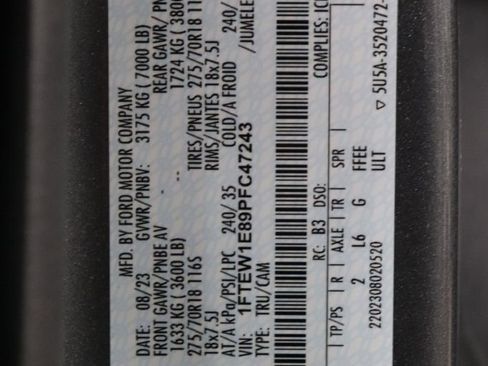 Used 2023 Ford F150 Tremor w/ 360 Degree Camera Package image 27