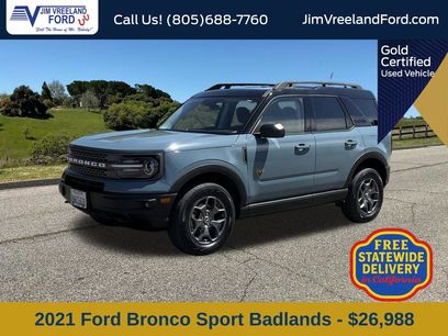 Certified 2021 Ford Bronco Sport Badlands w/ Badlands Package