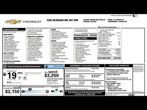 Used 2020 Chevrolet Silverado 1500 RST w/ All-Star Edition image 3