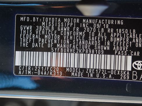 Certified 2019 Toyota Corolla SE image 28