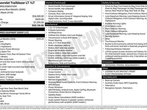 Used 2025 Chevrolet TrailBlazer LT image 5