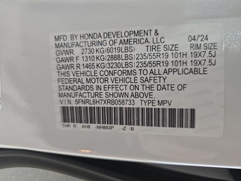 Certified 2024 Honda Odyssey Sport image 33