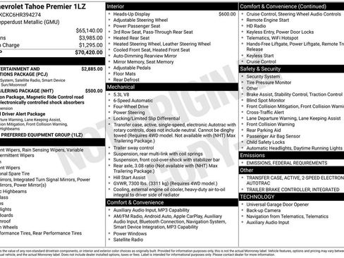 Used 2017 Chevrolet Tahoe Premier image 5