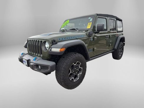Used 2023 Jeep Wrangler Unlimited Rubicon 4xe w/ Safety Group AWD/4WD image 42