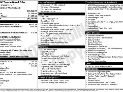 Used 2020 GMC Terrain Denali w/ Denali Premium Package FWD image 28