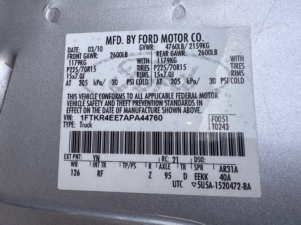 Used 2010 Ford Ranger XLT RWD image 28