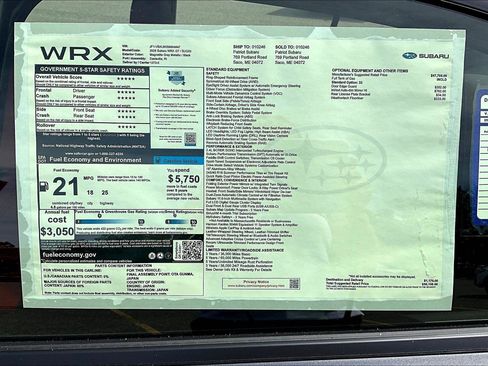 New 2025 Subaru WRX GT image 14