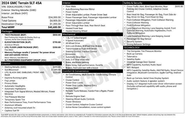 Certified 2024 GMC Terrain SLT w/ Tech Package AWD/4WD image 6