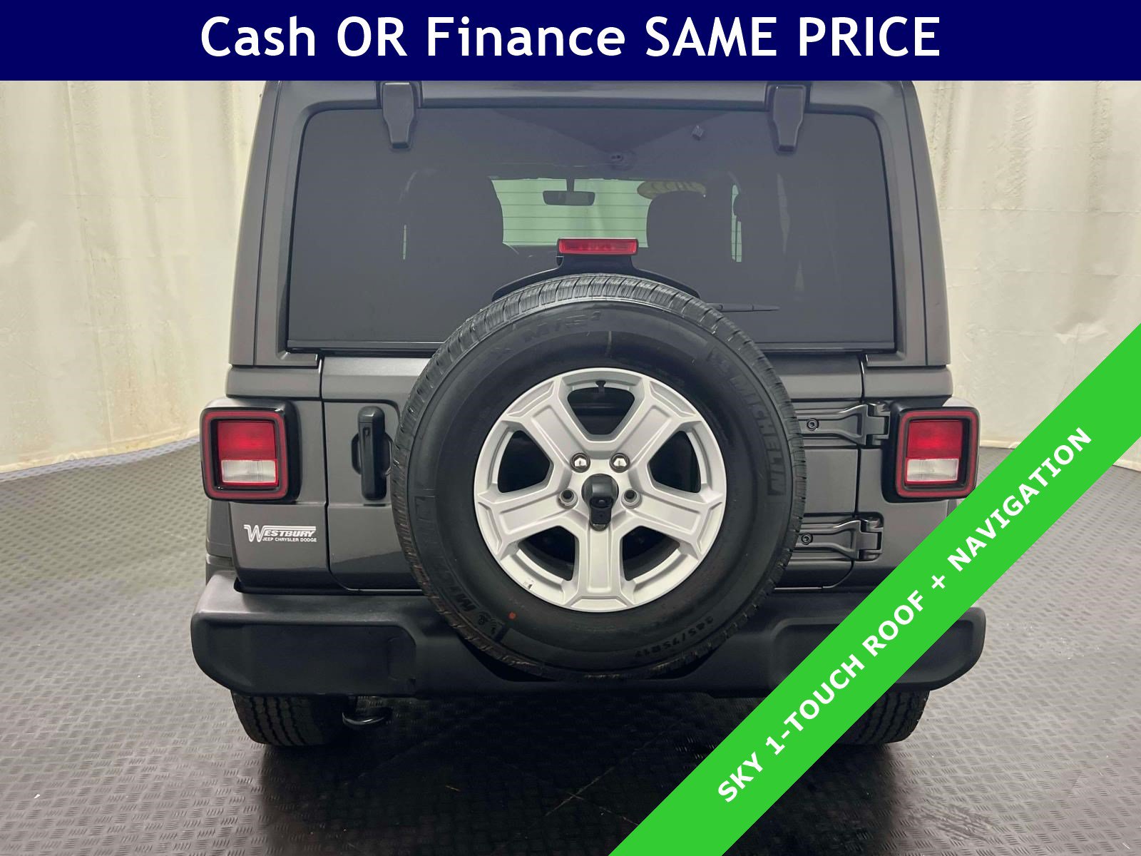 Certified 2022 Jeep Wrangler Unlimited Sport w/ Sun And Sound Package AWD/4WD image 10