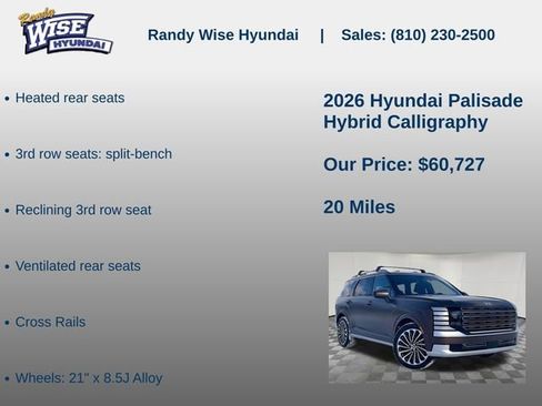 New 2026 Hyundai Palisade Calligraphy image 25