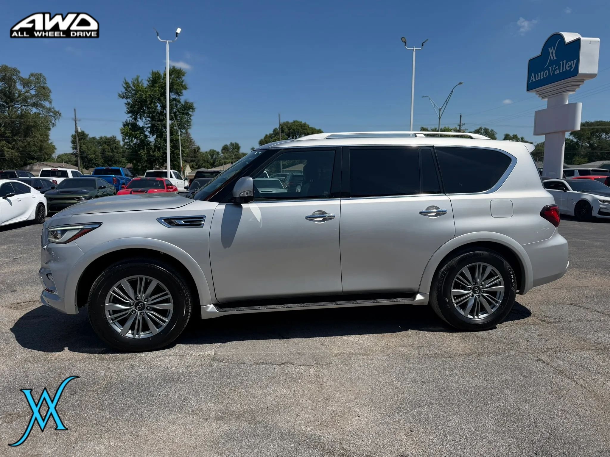 Used 2021 INFINITI QX80 Luxe AWD/4WD image 4