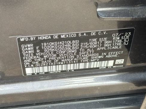 Certified 2024 Honda HR-V LX image 36
